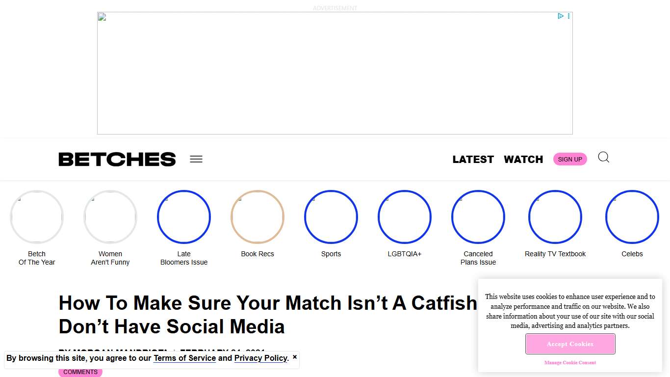 How To Make Sure Your Match Isn’t A Catfish When They Don’t Have Social Media - Betches